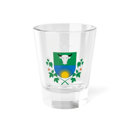 Brasão de Santa Quitéria - CE (Brazil) (Coat of Arms) Shot Glass 1.5oz 1.5oz - Go Mug Yourself