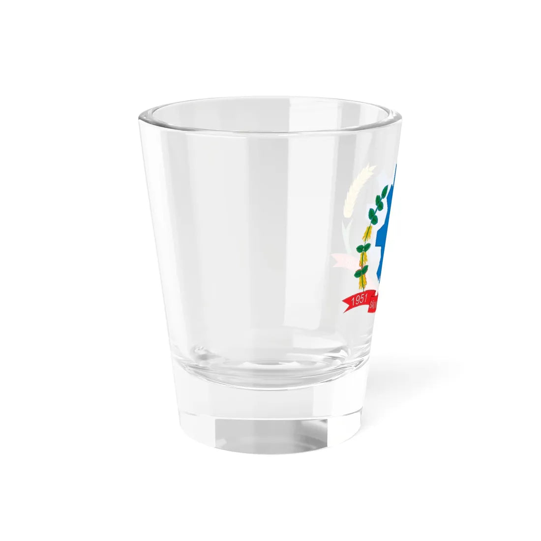 Brasão de São Miguel do Iguaçu - PR (Brazil) (Coat of Arms) Shot Glass 1.5oz - Go Mug Yourself