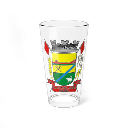 Brasão de São Sepé (Brazil) (Coat of Arms) Pint Glass 16oz 16oz - Go Mug Yourself