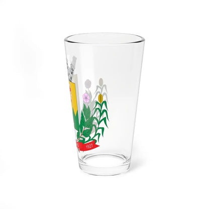 Brasão de Sobradinho - RS (Brazil) (Coat of Arms) Pint Glass 16oz - Go Mug Yourself