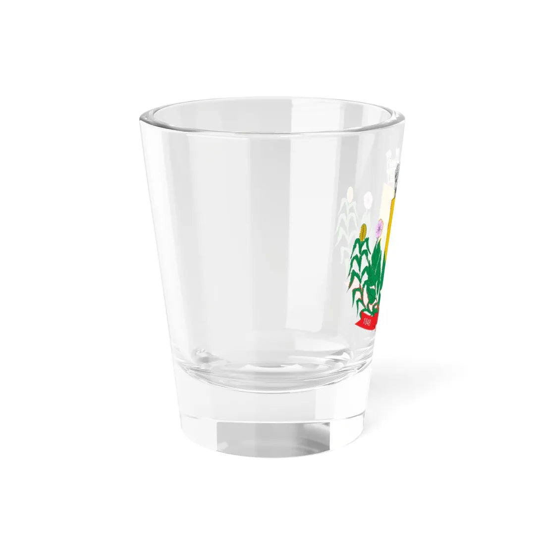 Brasão de Sobradinho - RS (Brazil) (Coat of Arms) Shot Glass 1.5oz - Go Mug Yourself