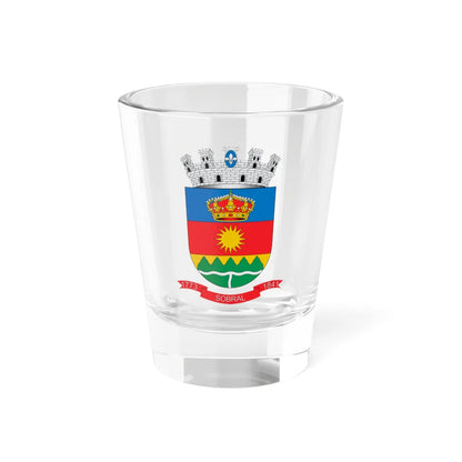 Brasão de Sobral - CE (Brazil) (Coat of Arms) Shot Glass 1.5oz 1.5oz - Go Mug Yourself