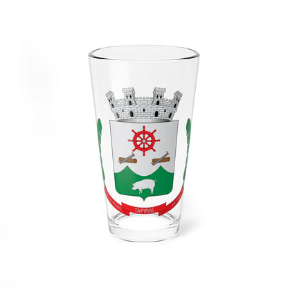 Brasão de Tapiraí - SP (Brazil) (Coat of Arms) Pint Glass 16oz 16oz - Go Mug Yourself