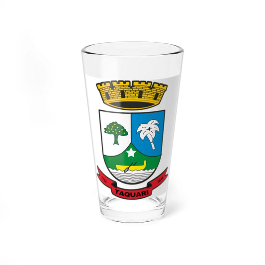 Brasão de Taquari (Brazil) (Coat of Arms) Pint Glass 16oz 16oz - Go Mug Yourself