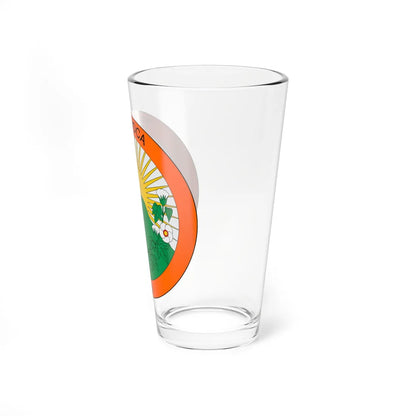 Brasão de Tejuçuoca - CE (Brazil) (Coat of Arms) Pint Glass 16oz - Go Mug Yourself