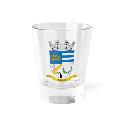 Brasão de Tucano - BA (Brazil) (Coat of Arms) Shot Glass 1.5oz 1.5oz - Go Mug Yourself