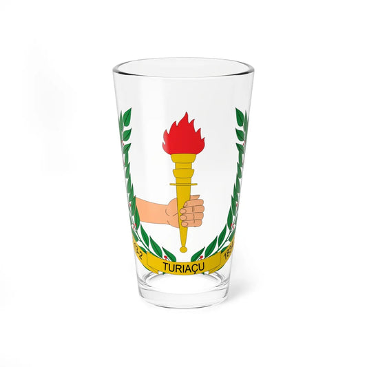 Brasão de Turiaçu - MA (Brazil) (Coat of Arms) Pint Glass 16oz 16oz - Go Mug Yourself