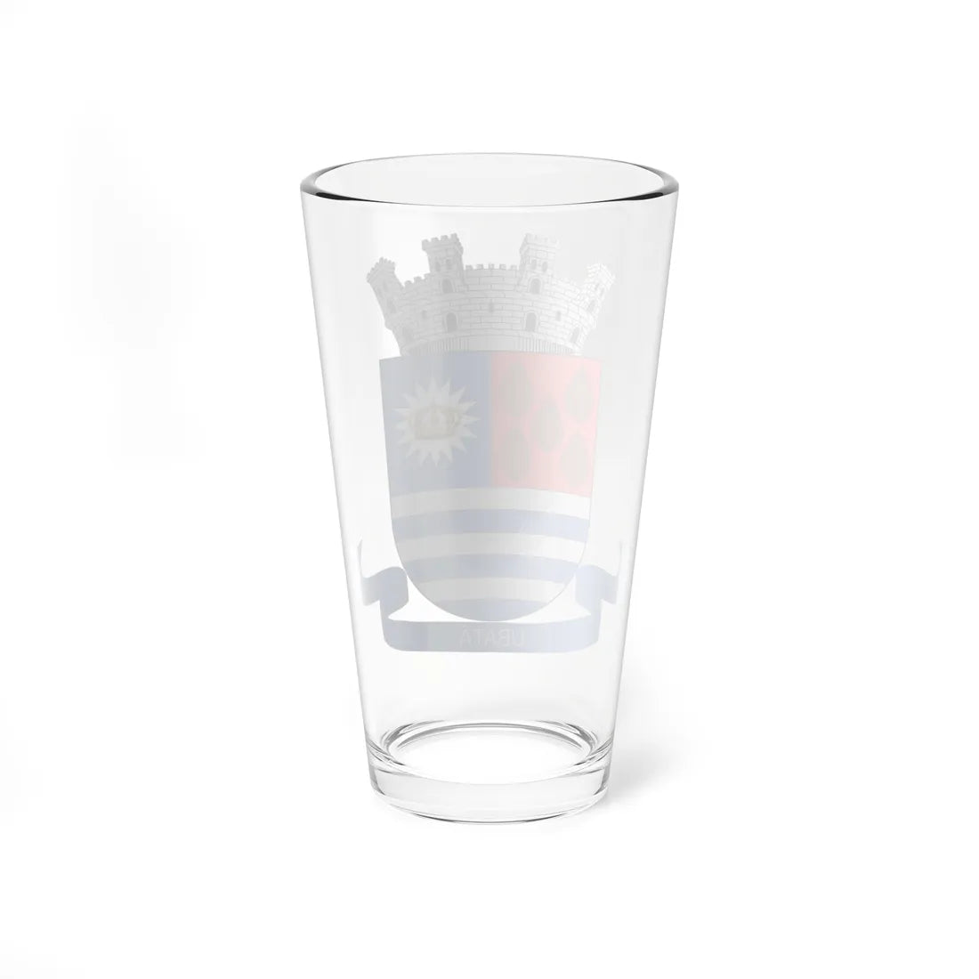 Brasão de Ubatã - BA (Brazil) (Coat of Arms) Pint Glass 16oz - Go Mug Yourself
