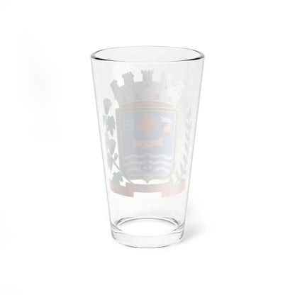 Brasão de Umuarama - PR (Brazil) (Coat of Arms) Pint Glass 16oz - Go Mug Yourself