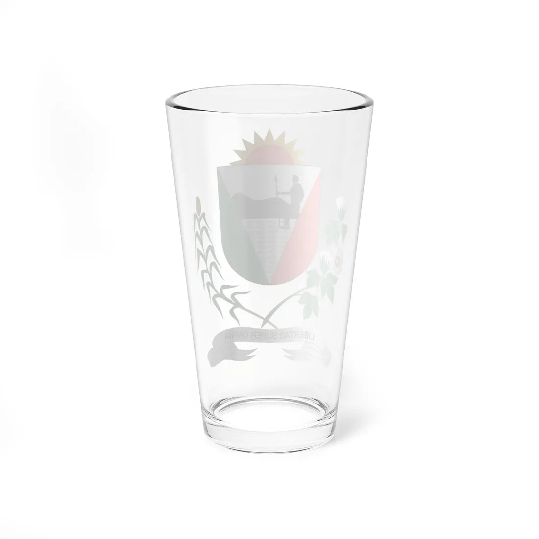 Brasão de União dos Palmares - AL (Brazil) (Coat of Arms) Pint Glass 16oz - Go Mug Yourself