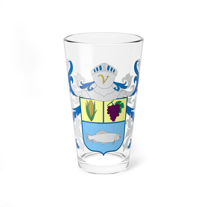 Brasão de Varjota - CE (Brazil) (Coat of Arms) Pint Glass 16oz 16oz - Go Mug Yourself