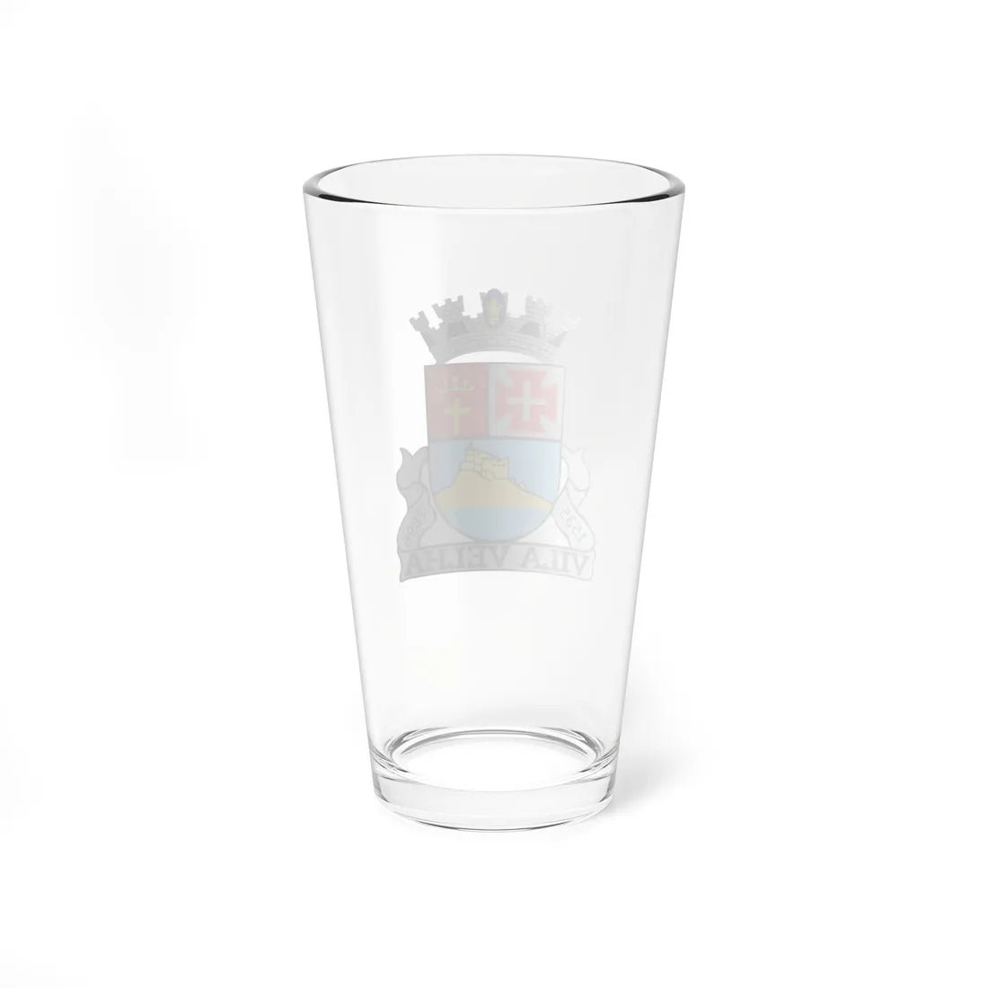 Brasão de Vila Velha (Brazil) (Coat of Arms) Pint Glass 16oz - Go Mug Yourself