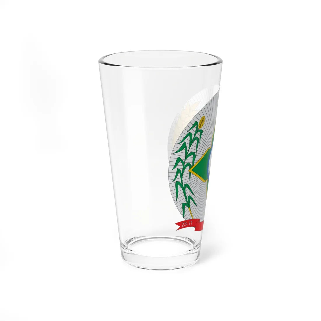 Brasão de Vilhena - RO (Brazil) (Coat of Arms) Pint Glass 16oz - Go Mug Yourself
