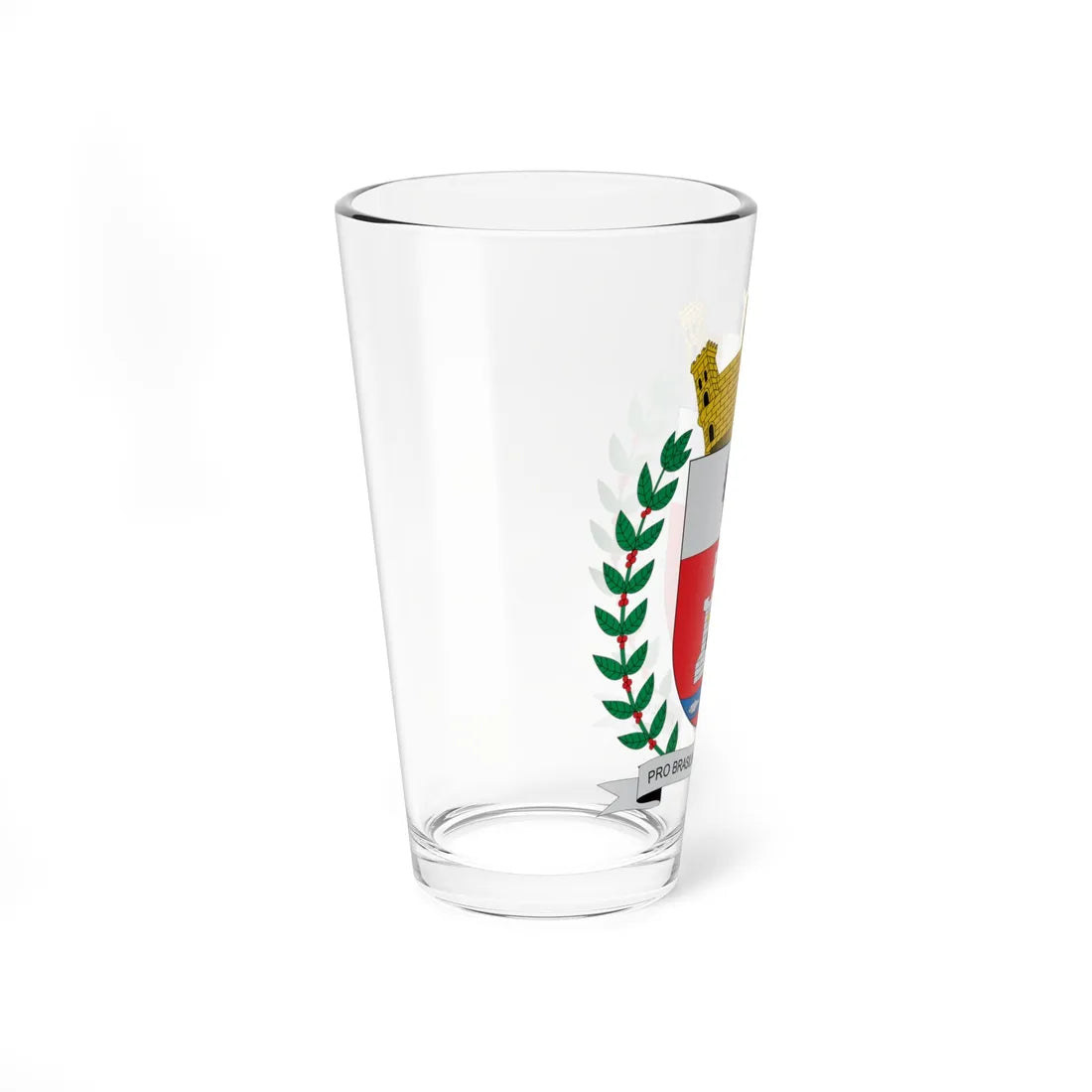 Brasão de Vinhedo - SP (Brazil) (Coat of Arms) Pint Glass 16oz - Go Mug Yourself