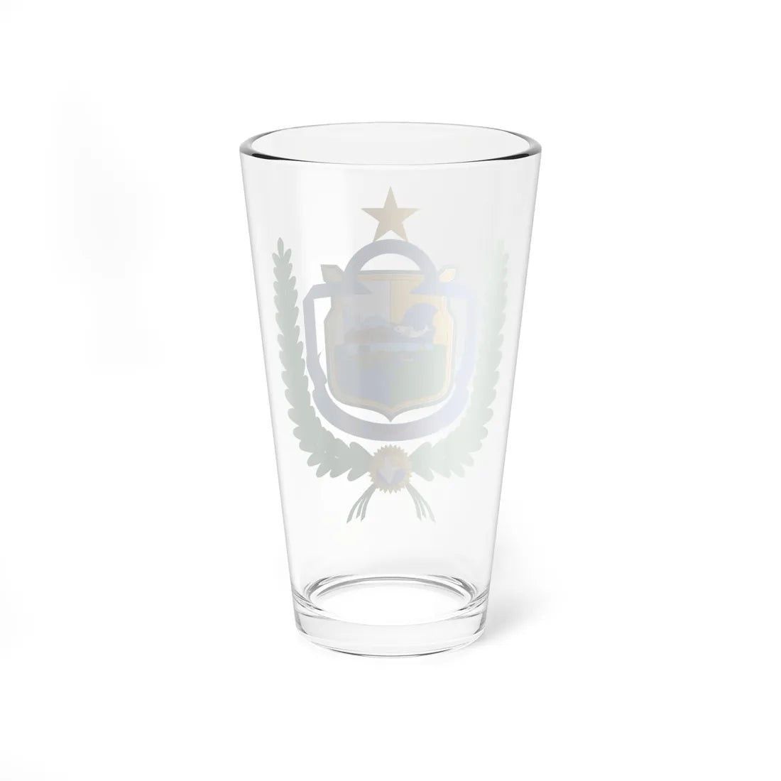 Brasão de Vitória do Jari - AP (Brazil) (Coat of Arms) Pint Glass 16oz - Go Mug Yourself