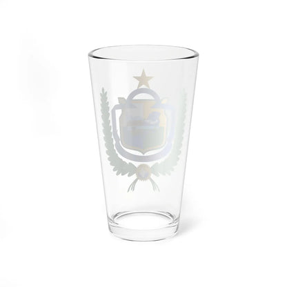 Brasão de Vitória do Jari - AP (Brazil) (Coat of Arms) Pint Glass 16oz - Go Mug Yourself