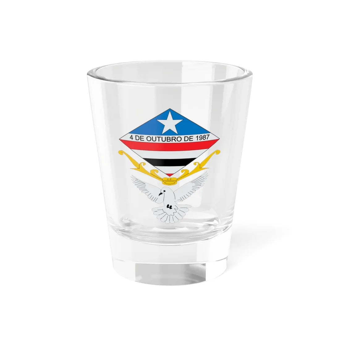 Brasão de Zé Doca - MA (Brazil) (Coat of Arms) Shot Glass 1.5oz 1.5oz - Go Mug Yourself