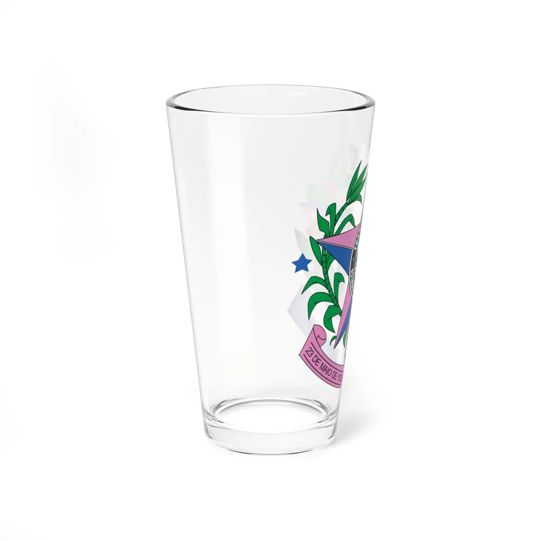Brasão do Espírito Santo (Brazil) (Coat of Arms) Pint Glass 16oz - Go Mug Yourself