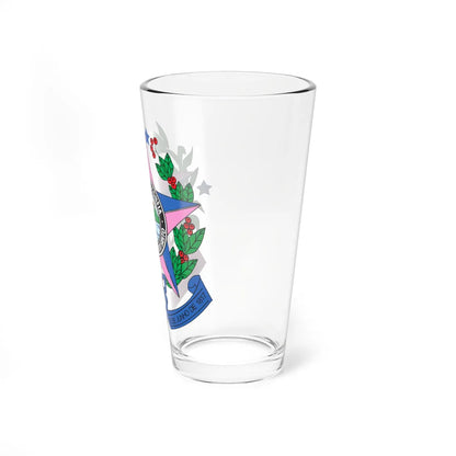 Brasão do Espírito Santo (Brazil) (Coat of Arms) Pint Glass 16oz - Go Mug Yourself