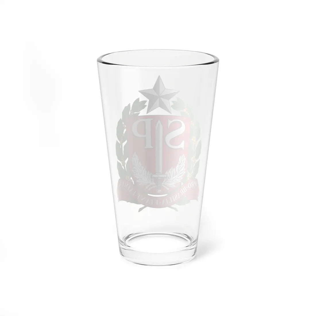 Brasão do estado de São Paulo (Brazil) (Coat of Arms) Pint Glass 16oz - Go Mug Yourself