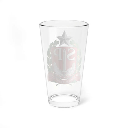 Brasão do estado de São Paulo (Brazil) (Coat of Arms) Pint Glass 16oz - Go Mug Yourself