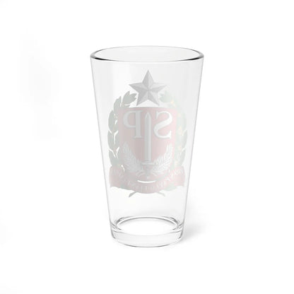 Brasão do Estado de São Paulo primeira versão (Brazil) (Coat of Arms) Pint Glass 16oz - Go Mug Yourself