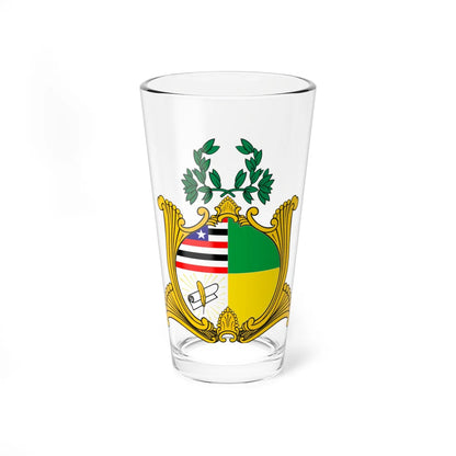 Brasão do Maranhão (Brazil) (Coat of Arms) Pint Glass 16oz 16oz - Go Mug Yourself