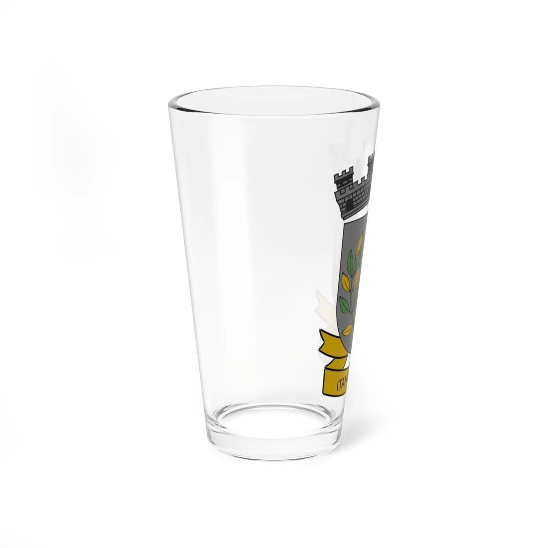 Brasão do município de Itamari-BA (Brazil) (Coat of Arms) Pint Glass 16oz - Go Mug Yourself