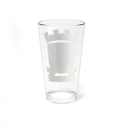 Brasão do município de Itamari-BA (Brazil) (Coat of Arms) Pint Glass 16oz - Go Mug Yourself