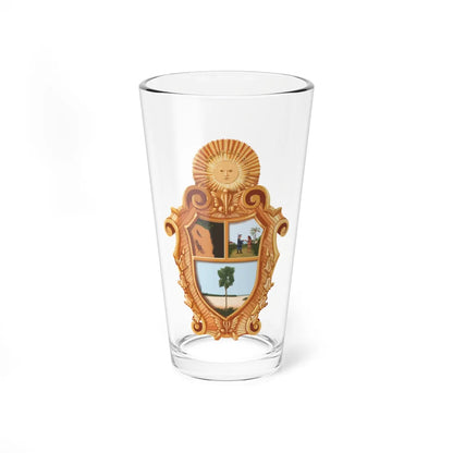Brasão do Município de Manaus (Brazil) (Coat of Arms) Pint Glass 16oz 16oz - Go Mug Yourself