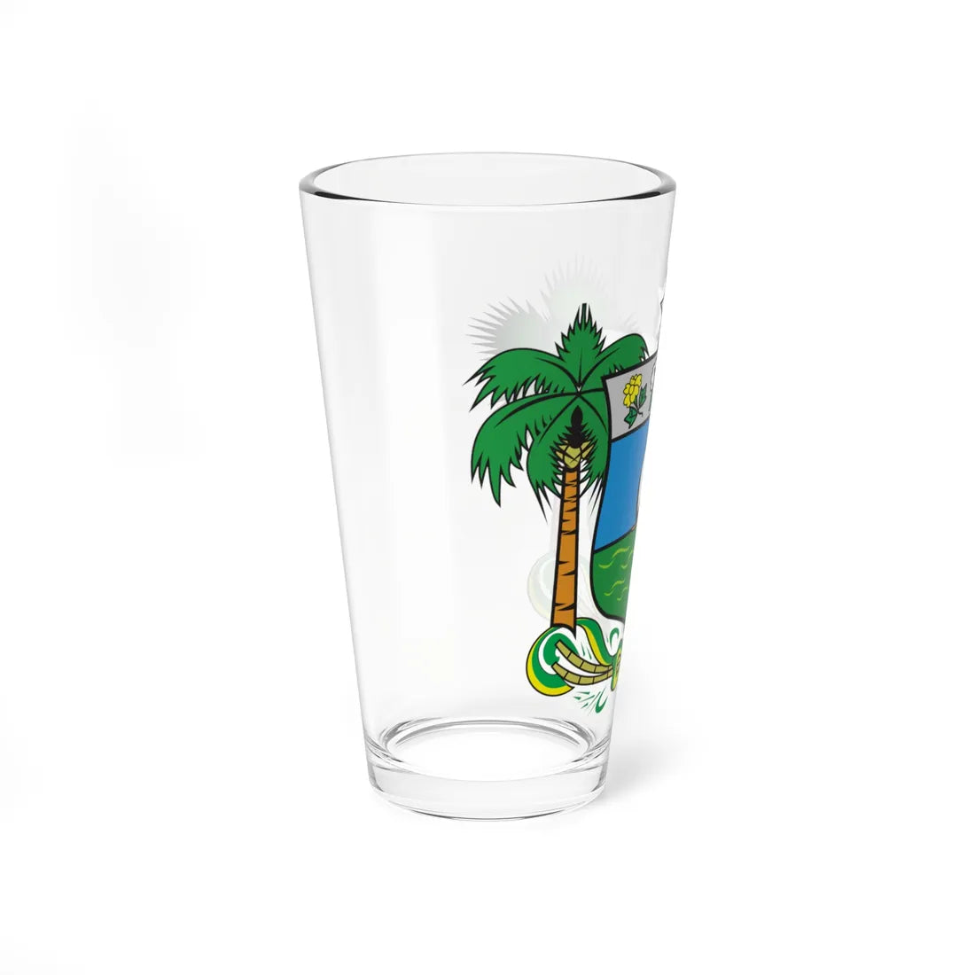 Brasão do Rio Grande do Norte (Brazil) (Coat of Arms) Pint Glass 16oz - Go Mug Yourself