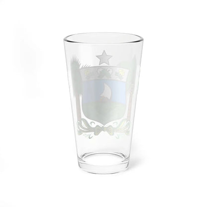 Brasão do Rio Grande do Norte (Brazil) (Coat of Arms) Pint Glass 16oz - Go Mug Yourself