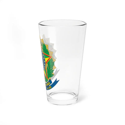 Brasão dos Estados Unidos do Brazil 1889 (Brazil) (Coat of Arms) Pint Glass 16oz - Go Mug Yourself