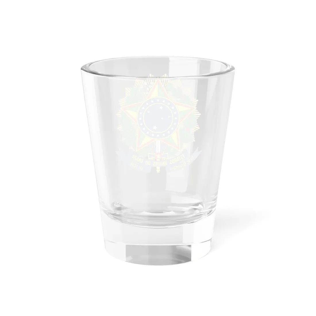 Brasão dos Estados Unidos do Brazil 1889 (Brazil) (Coat of Arms) Shot Glass 1.5oz - Go Mug Yourself