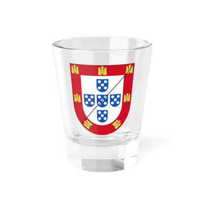 Brasão dos Lancastre (Portugal) (Coat of Arms) Shot Glass 1.5oz 1.5oz - Go Mug Yourself