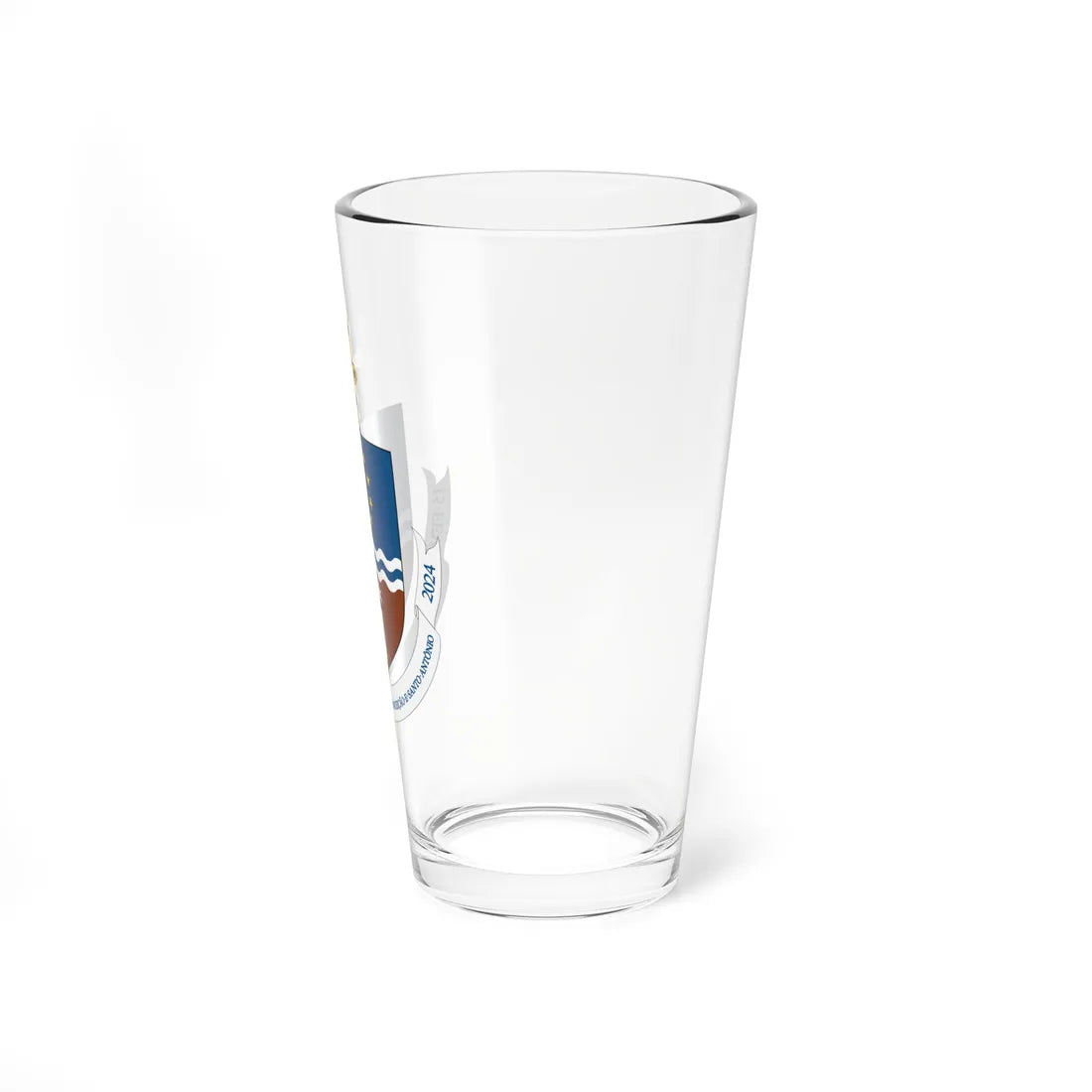 Brasão para a Área Pastoral Nossa Senhora da Conceição e Santo Antônio Diocese de Guarabira (Brazil) (Coat of Arms) Pint Glass 16oz - Go Mug Yourself