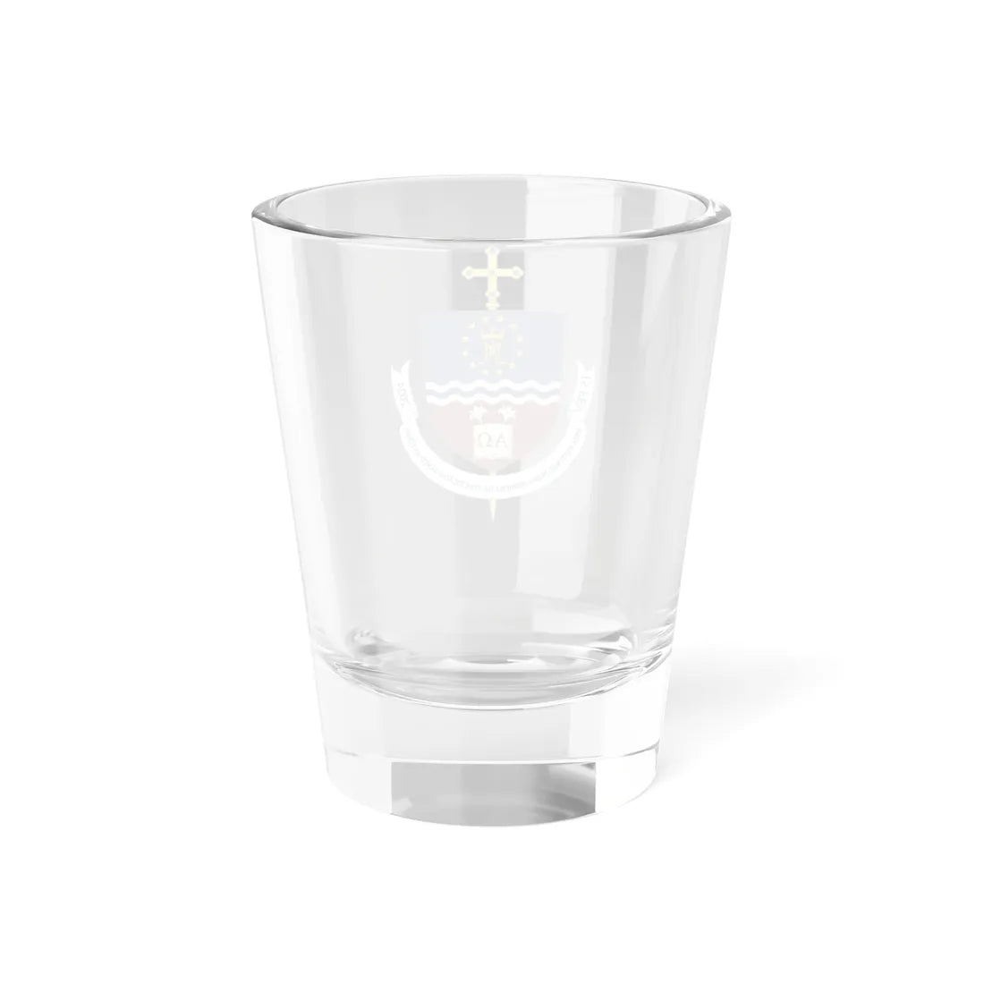 Brasão para a Área Pastoral Nossa Senhora da Conceição e Santo Antônio Diocese de Guarabira (Brazil) (Coat of Arms) Shot Glass 1.5oz - Go Mug Yourself