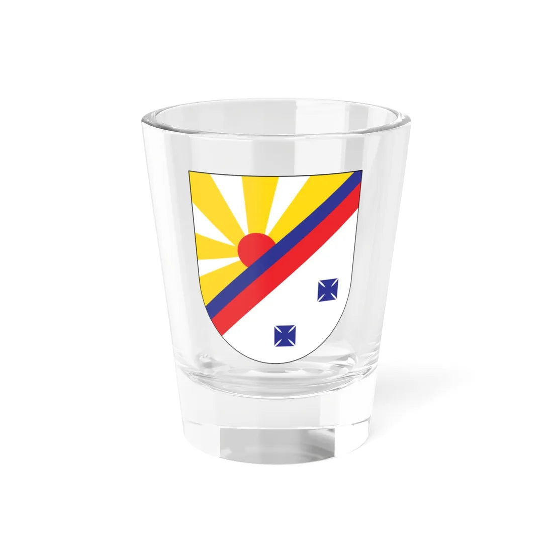 Brasão Teixeira de Freitas - BA (Brazil) (Coat of Arms) Shot Glass 1.5oz 1.5oz - Go Mug Yourself