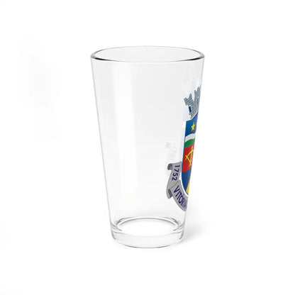 Brasão Vitoria da Conquista (Brazil) (Coat of Arms) Pint Glass 16oz - Go Mug Yourself