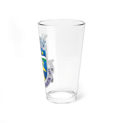 Brasão Vitoria da Conquista (Brazil) (Coat of Arms) Pint Glass 16oz - Go Mug Yourself