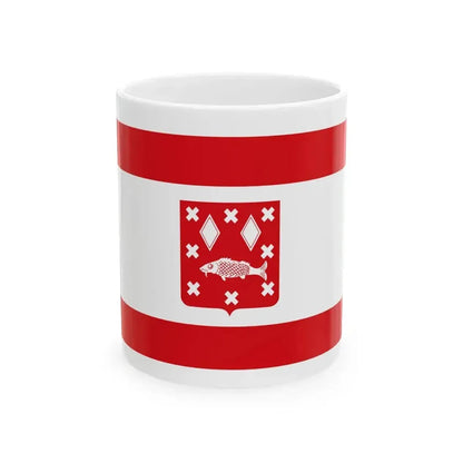 Brasschaat vlag (Belgium) White Coffee Mug 11oz - Go Mug Yourself