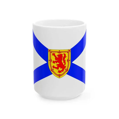 Bratach Alba Nuaidh (Canada) White Coffee Mug 15oz - Go Mug Yourself