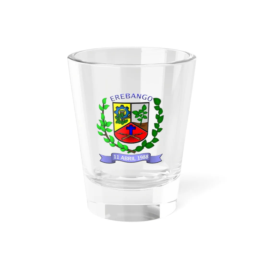 Brazao erebango (Brazil) (Coat of Arms) Shot Glass 1.5oz 1.5oz - Go Mug Yourself