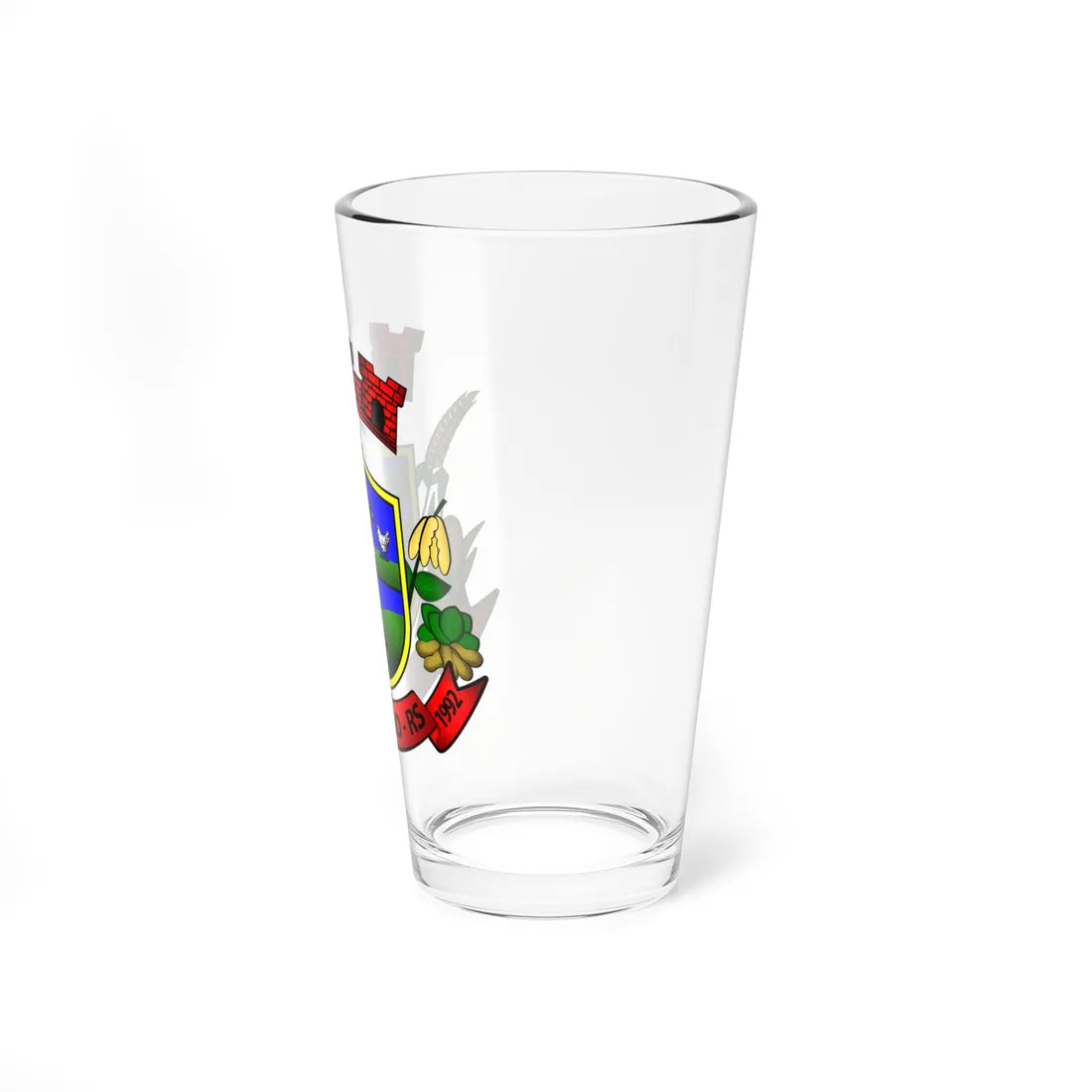 Brazao muliterno (Brazil) (Coat of Arms) Pint Glass 16oz - Go Mug Yourself