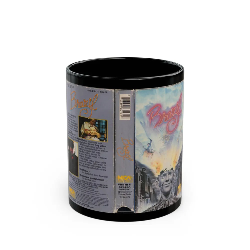 BRAZIL (VHS COVER) - Black Coffee Mug-11oz-Go Mug Yourself