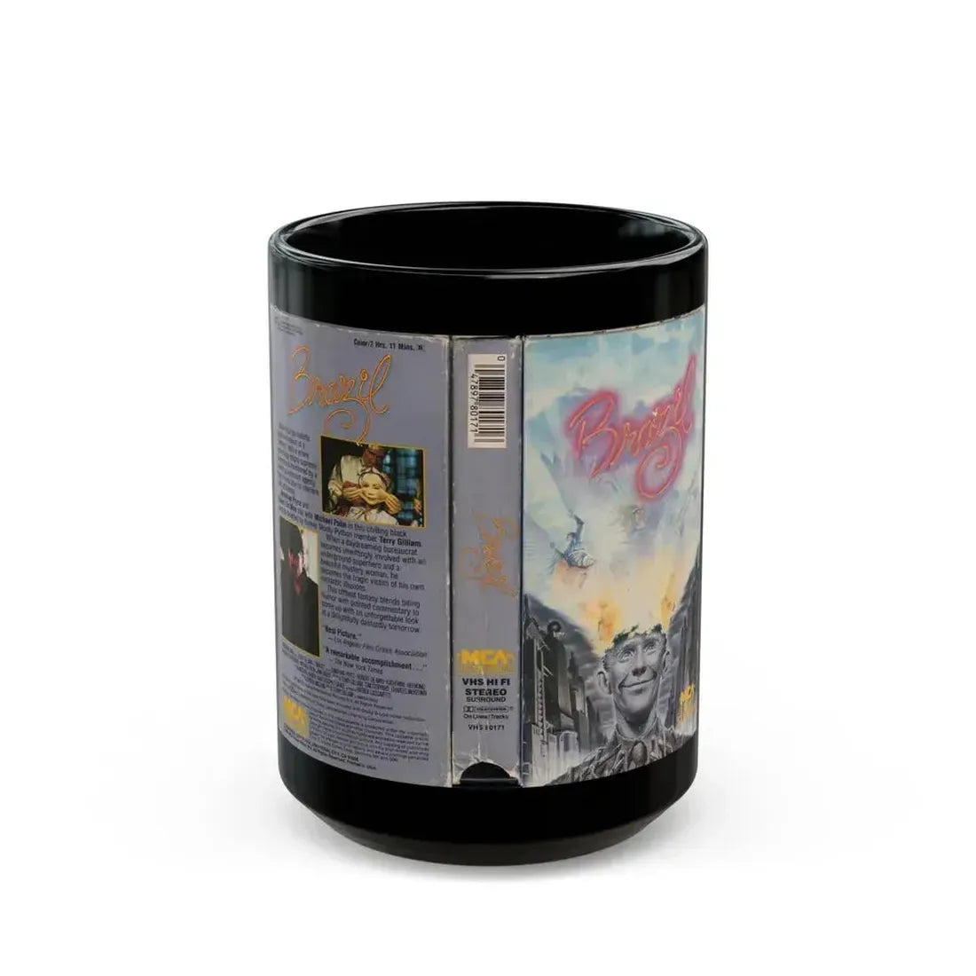 BRAZIL (VHS COVER) - Black Coffee Mug 15oz - Go Mug Yourself