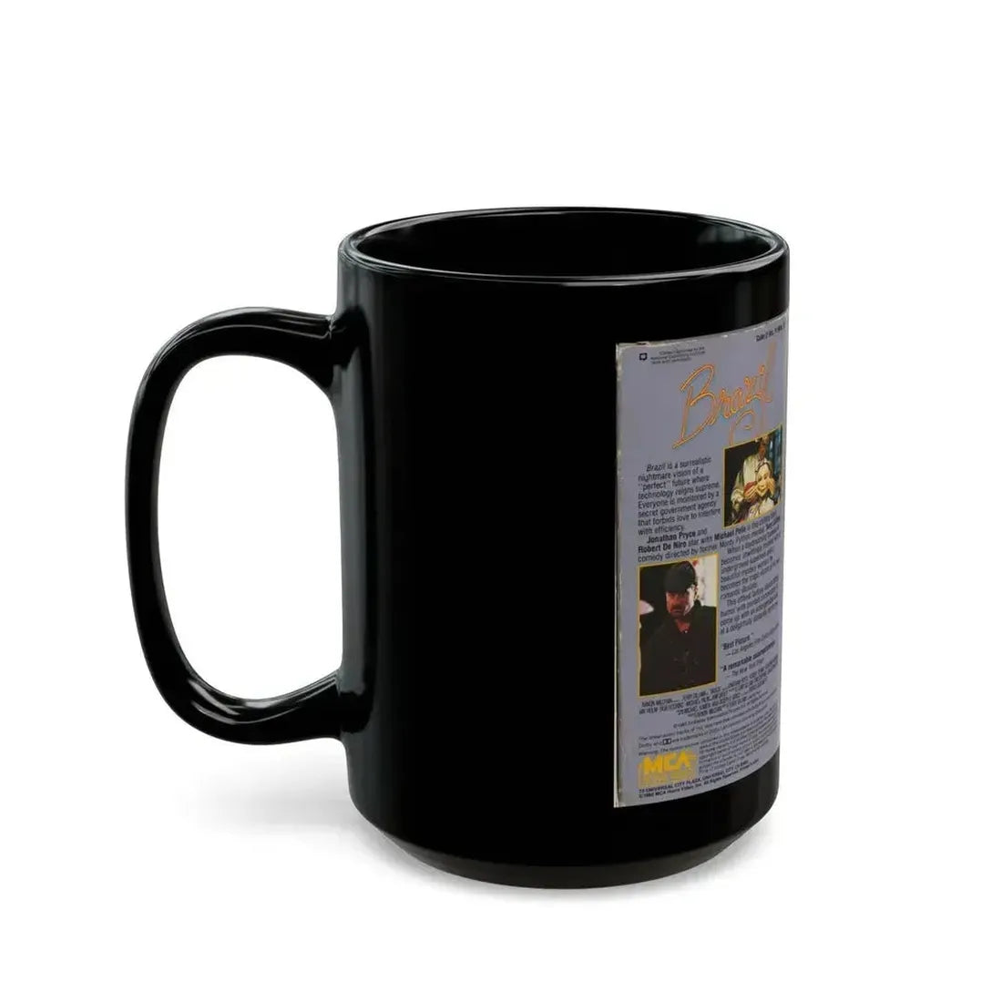 BRAZIL (VHS COVER) - Black Coffee Mug - Go Mug Yourself