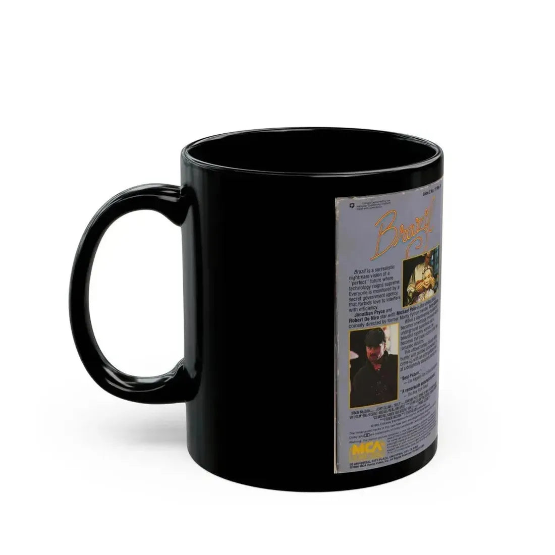 BRAZIL (VHS COVER) - Black Coffee Mug - Go Mug Yourself