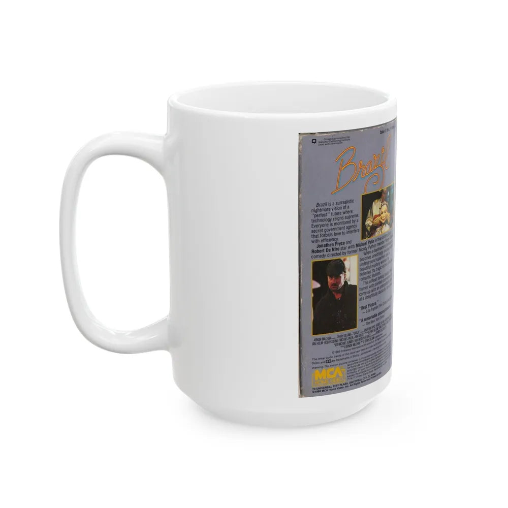 BRAZIL (VHS COVER) - White Coffee Mug-Go Mug Yourself