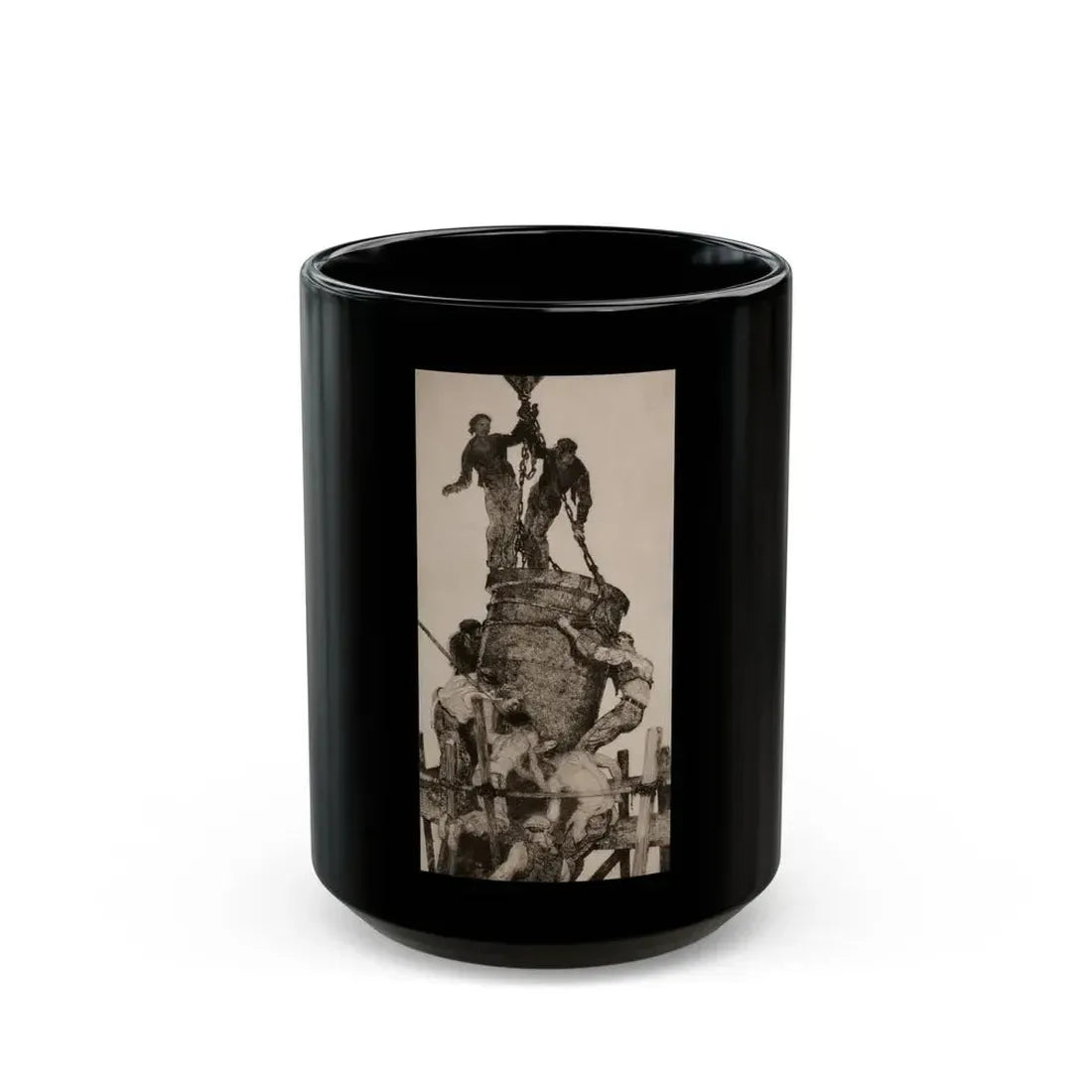 Brazilian Builders, 1933 - Black Coffee Mug 15oz - Go Mug Yourself